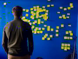 sticky note brainstorm