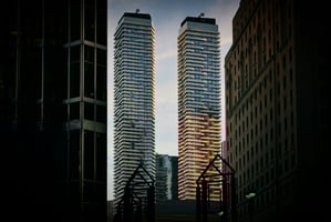 Two Identical Towers in Toronto
