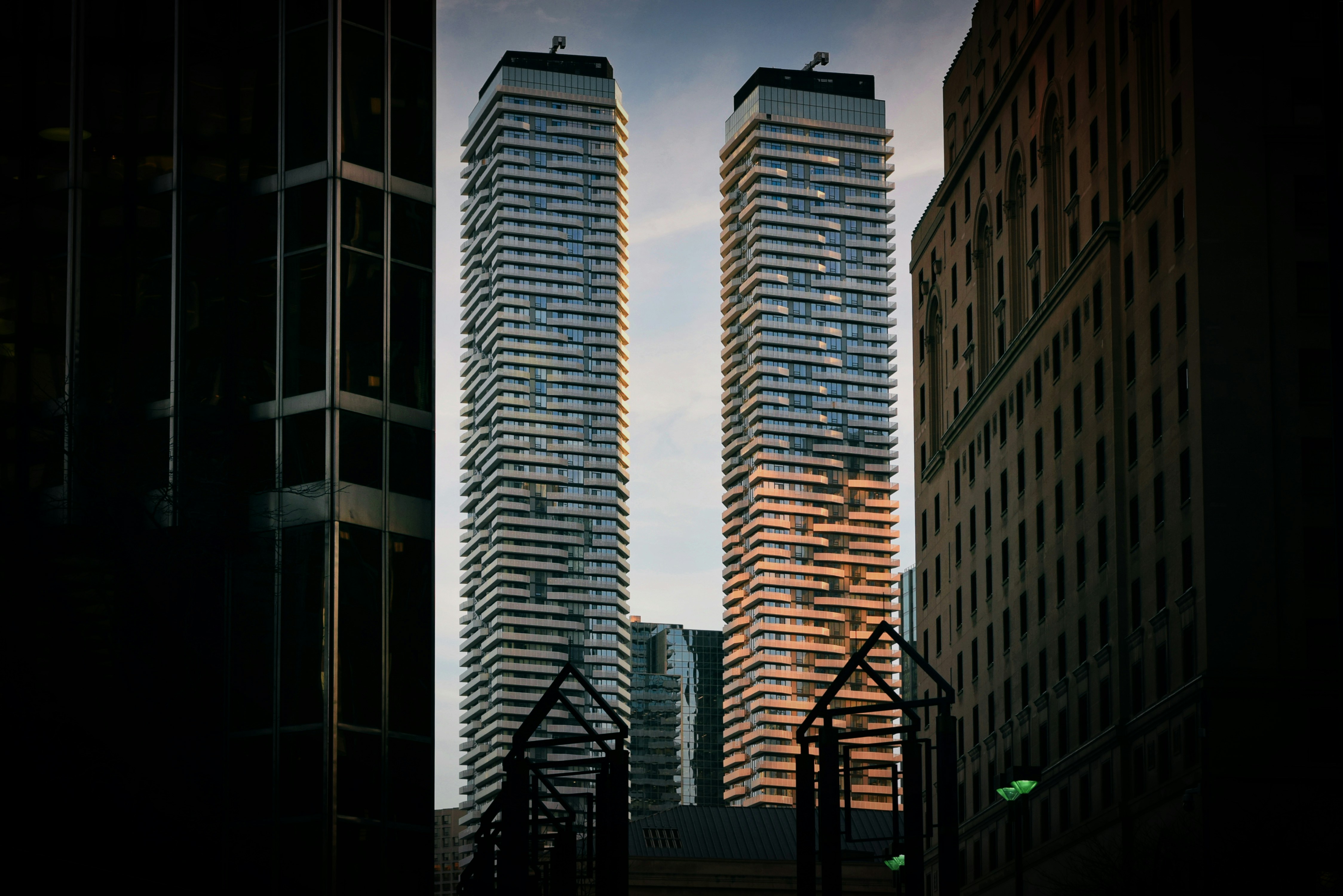 Two Identical Towers in Toronto